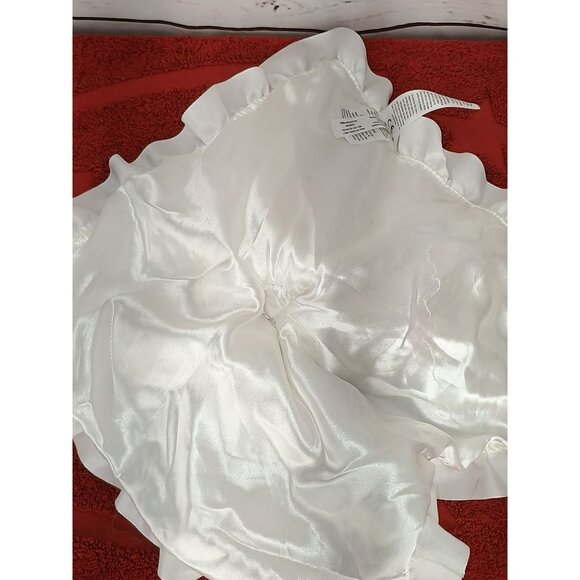 Little Me Pink Bunny Security Blanket With Floral Design & Satin Trim For Babies - Picture 4 of 7